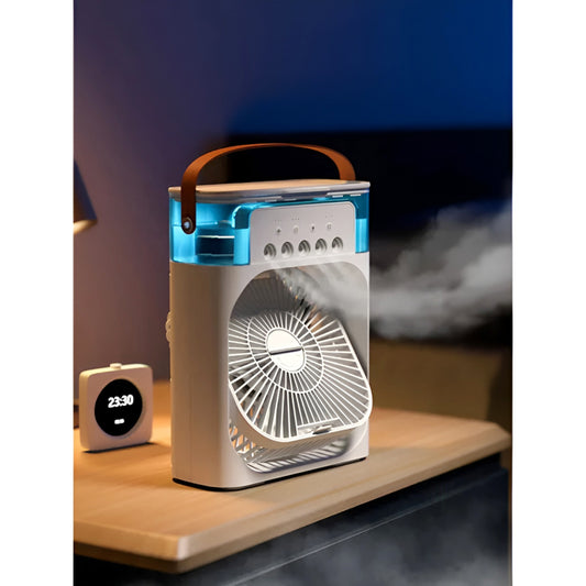 Portable Air Conditioner Fan, LED Lamp, Humidifier and Purifier 4 in 1