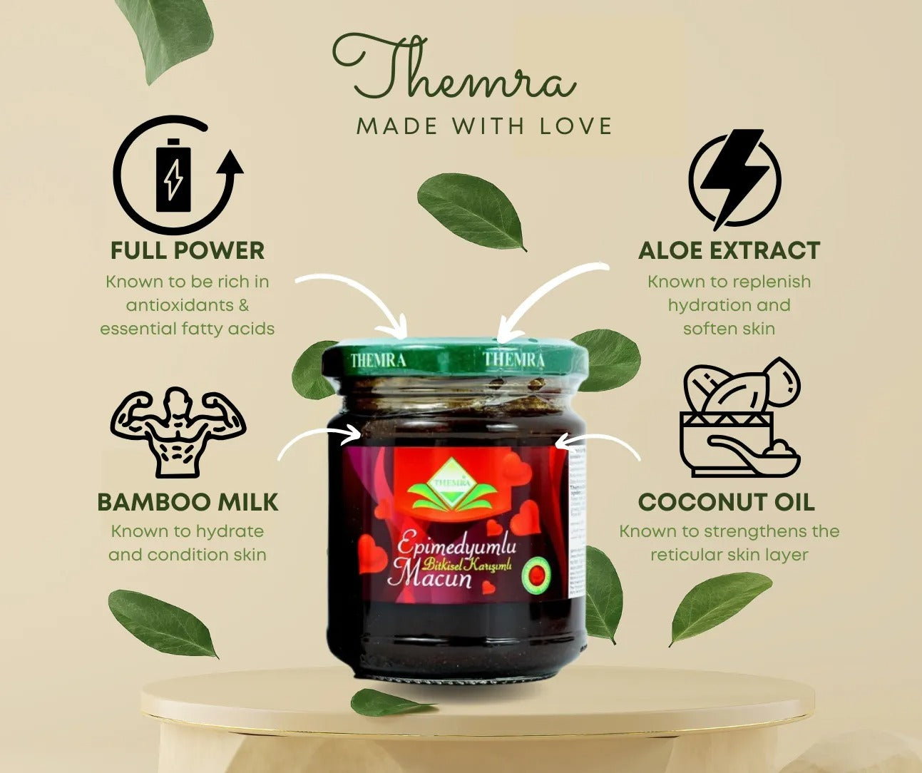 Premium Herbal Epimedium Honey Paste for Men & Women